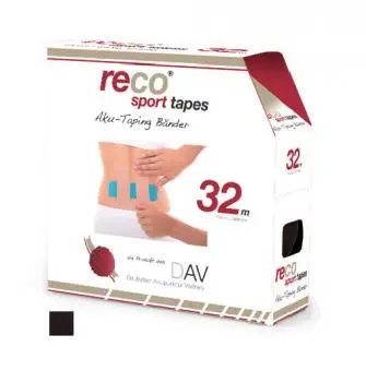 Aku-Tape 32m x 5cm -Schwarz-
